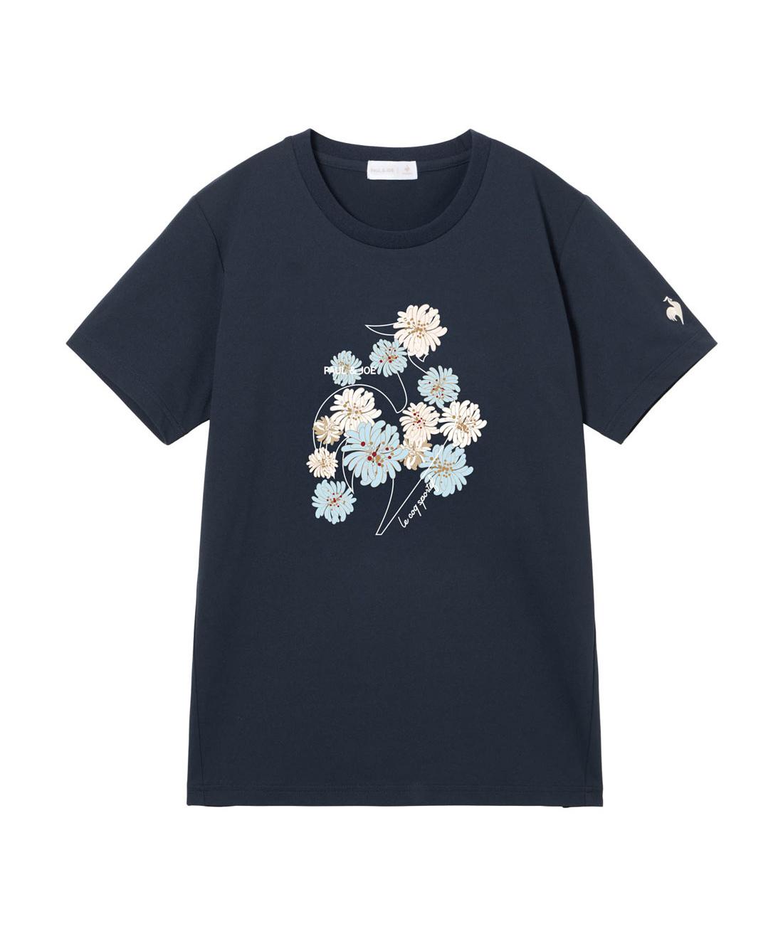 【公式】ルコックスポルティフ le coq sportif 【PAUL&JOEコラボ】ヘランカ半袖Tシャツ レディース 女性 吸汗速乾 ストレッチ UV CUT(UPF50+) 遮熱 Sunscreen NIR 花 ウェア トレーニング スポーツ ブランド 2026年春夏モデル LT6SHTP1L