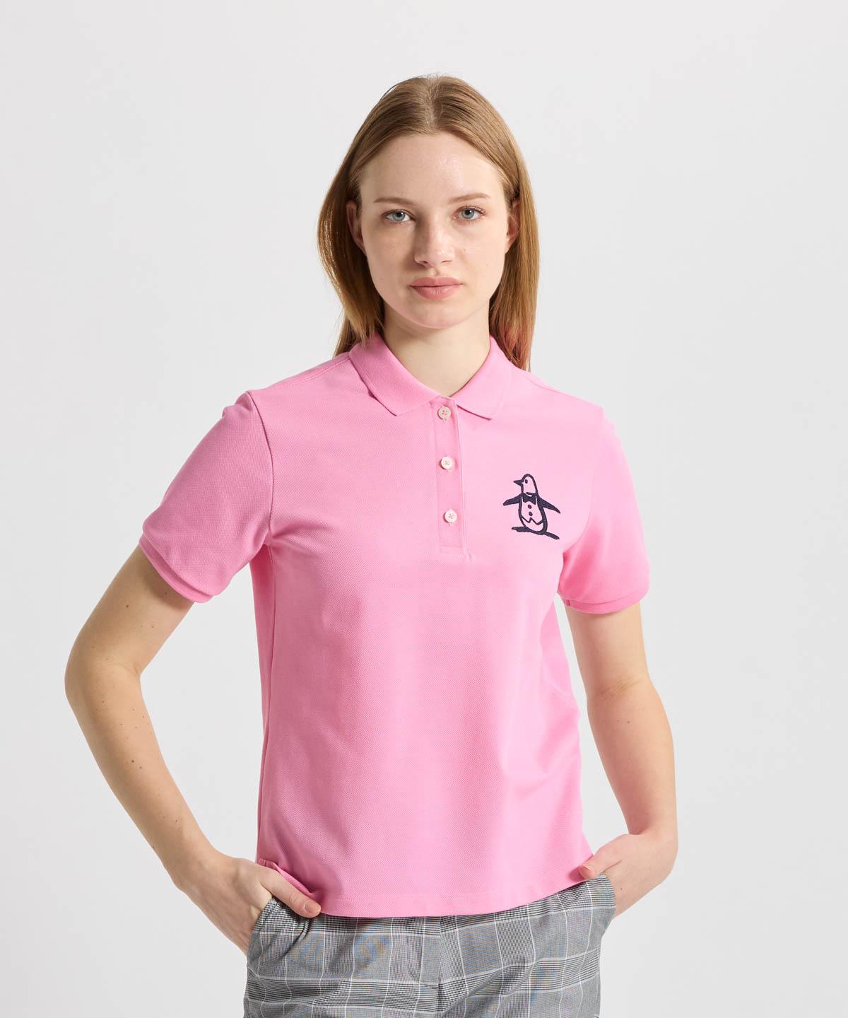 【公式】マンシングウェア MUNSINGWEAR 10 YEARS POLO SHIRTS（BIG LOGO） ペンギン ビッグロゴ ポロシャツ 耐久性 レディース 女性 ゴルフ 2026年春夏モデル MG6SHS02L