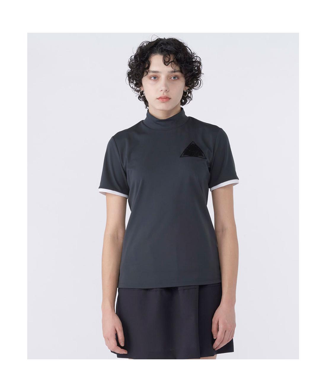 【ランバンスポール】ランバン スポール LANVIN SPORT 【公式オンライン限定カラー】モックネック半袖シャツ【Sunscreen NIR】_VG6SHS32L