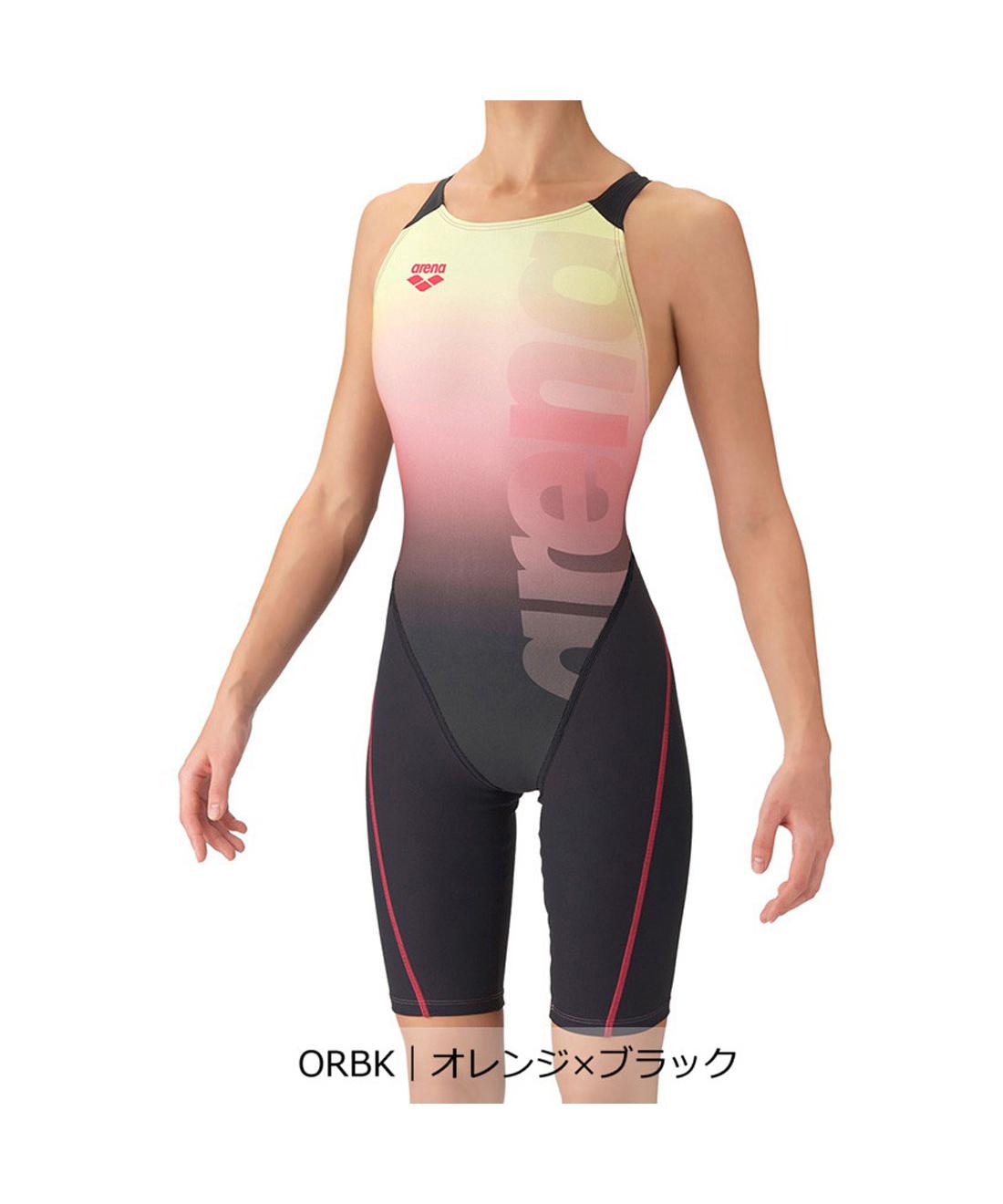 【百貨店大売り出し 10%OFF】【堅苦しさ】闘技場 arena 【手ごわい背広】トレーニングワンピーススパッツ 開けっ広げうしろ側 ハーフレッグ【返品不可商いもの】 レディース 成人女性 グラデーション 訓練を受ける水泳着 水浴び スイム 水泳ぎ スウィミングプール 運動競技 ブランド名2026年秋冬模範例AS6FWM11L