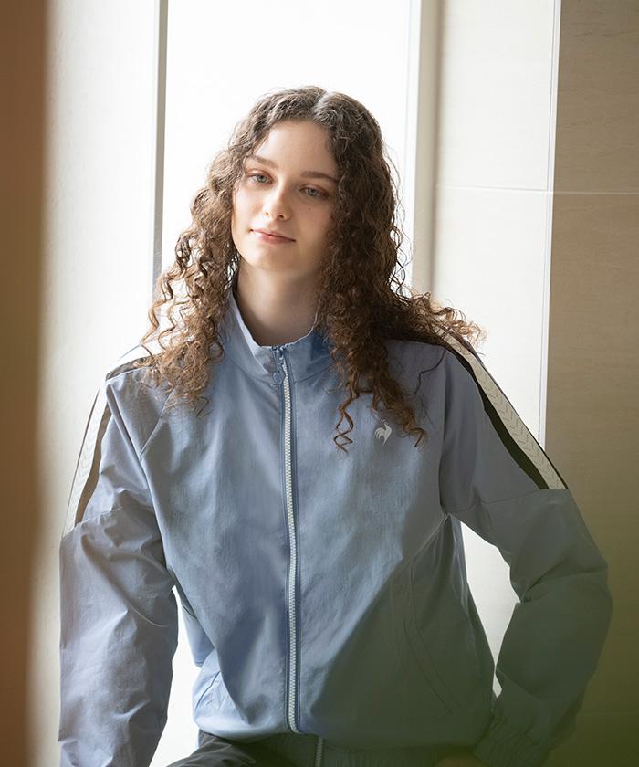 【ルコックスポルティフ】ルコックスポルティフ le coq sportif 【芳根京子着用】フルジップクロスジャケット_LT6FJK22L｜デサント公式通販　店