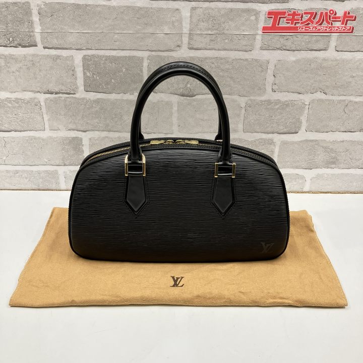 美品✨　ルイヴィトン ハンドバッグ ジャスミン エピ　レザー ブラック　保存袋 LOUIS VUITTON - 美品✨ ルイヴィトン ハンドバッグ ジャスミン
