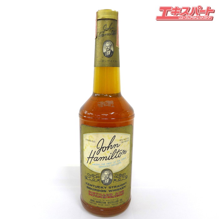 未開栓 ジョン ハミルトン John Hamilton 4年 700ml 40％ 80PROOF バーボン ウイスキー 公田店【中古】