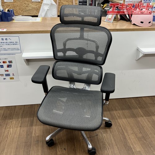 【3】Ergohuman PRO エルゴヒューマン 事務室女性議長 OA女性議長 メッシュ女性議長 ヘッドレスト役立つこと 熊谷店【中古】