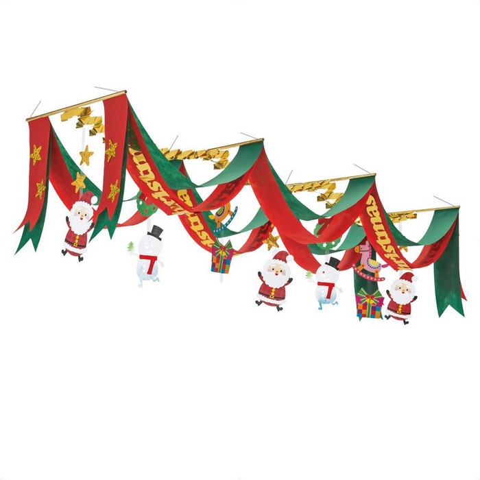 楽天市場】クリスマス 飾り ガーランド 【吊り下げ式ガーランド