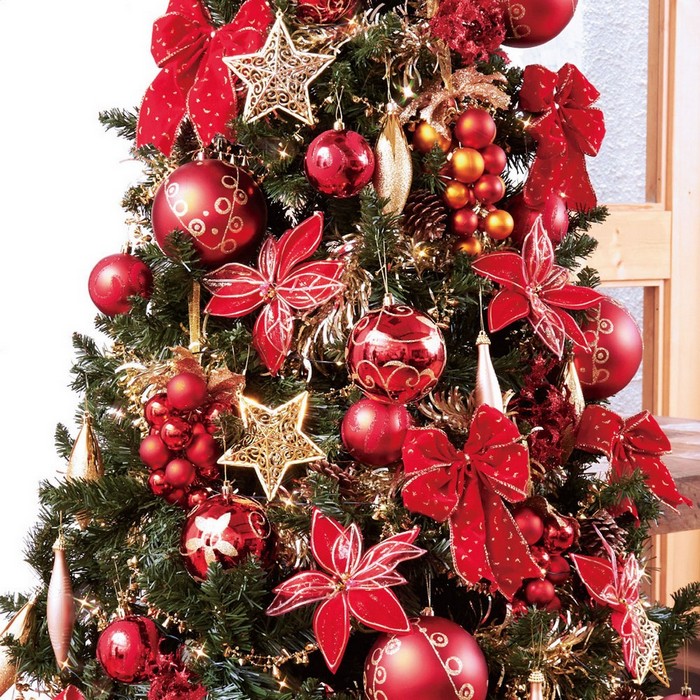 史上最も激安 クリスマスツリー クリスマス おしゃれ オーナメント 北欧 Led 240cm 飾り 送料無料 スクエアベースセット レッド H240cm 1セット 爆売り Www Hbleisure Com