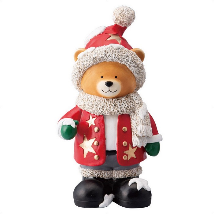 【10%OFFクーポン有り！5月25日限り】<br>デコレーションオブジェ ベア 1個<br><br>クリスマス 飾り 装飾 雑貨 オブジェ