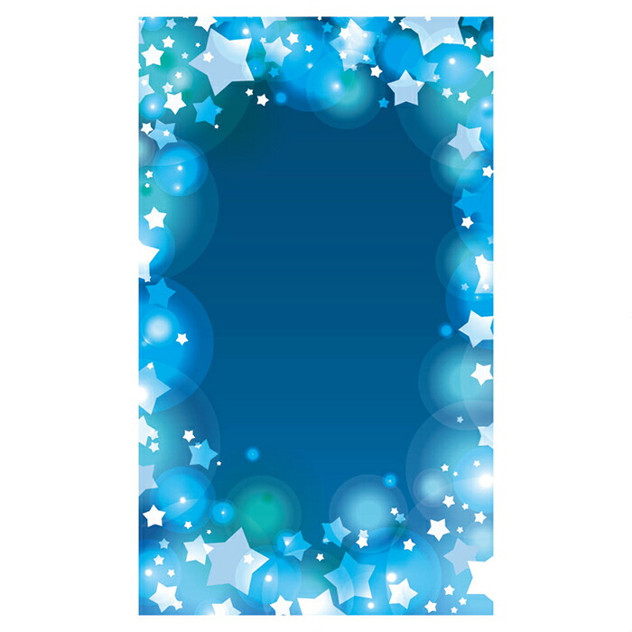 楽天市場 マルチシート 七夕柄 星フレーム夜空に白と水色の星フレームのイラストで 壁に貼るだけで簡単に七夕 ディスプレイに フォトスポットとしてもお使いいただけます スペース要らずで準備の手間や時間もありません 七夕 背景 ディスプレイ タペストリー ストア