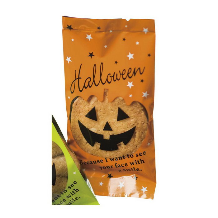 楽天市場 ブラックハロウィンスイーツパック 7 13 5cm 100枚食品対応加工の横マチのついたopp袋で クッキー等の包装にぴったりです カボチャの 顔部分は透明なので中身を見ることができます ラッピング お菓子 袋 かわいい Opp 業務用 クッキー ハロウィン ストア