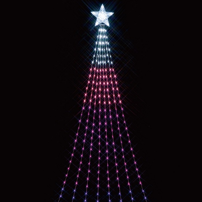 Ledナイアガラライト ピンクグラデーション 屋外使用可 コントロール可 5m 1セット流れるような光のドレープをグラデーションで染め上げた美しいライト クリスマス イルミネーション 電飾 ライト Led ハロウィン 屋外 ナイアガラ Ipag Org