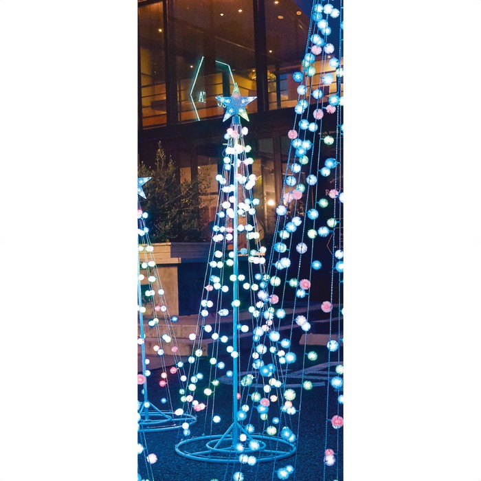 Ledタワー成木火鑽り ケサランパサラン 野天要請可 押さえ不可 H180cm 1楼ふっくりした毳のような可視光がことに幻想的 豪壮な光が店先の粉飾りにびっしり クリスマス ツリー イルミネーション 電飾 ライト Led ハロウィン 屋外 Musiciantuts Com