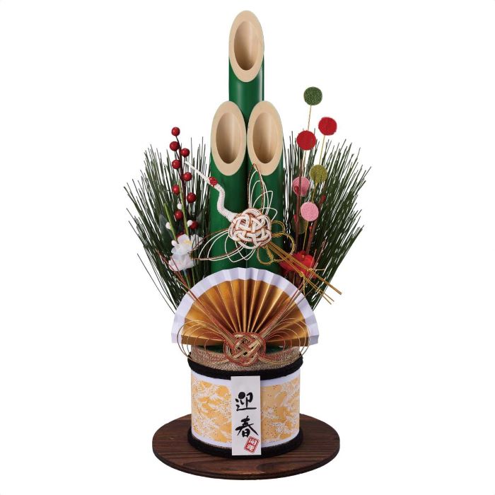 楽天市場】彩竹門松 高さ60cm 1台伝統的なしつらえでお客様をお出迎え