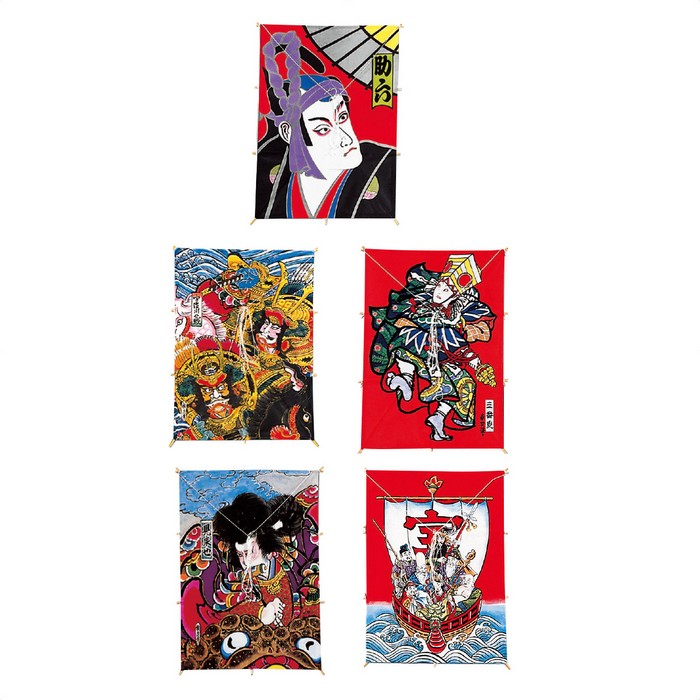 楽天市場】凧揚げ 和凧 カイト 正月 凧 日本の凧 新ミニ7連凧 カイト