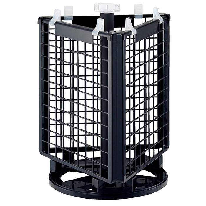 楽天市場】【5%OFFクーポン有り！14日10時〜16日】三角回転ネット什器