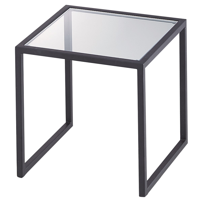 楽天市場】スチール脚コの字ラック ブラック 40cm角 1個シャープな