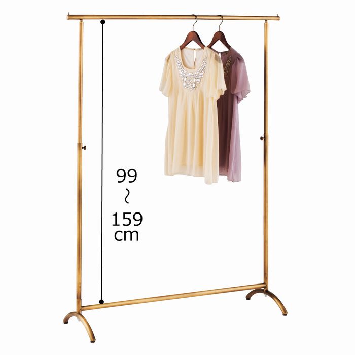 ゴールド　ハンガーラック　モダン 楽天市場】【5%OFFクーポン有り！14日10時〜16日】アンティーク