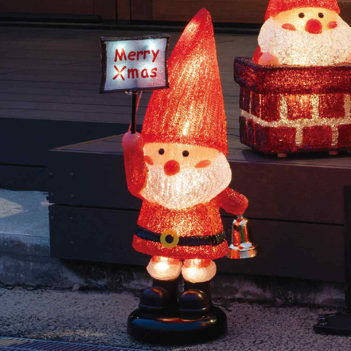 楽天市場】【展示品】【送料無料】サンタとそのともだちのLEDライト