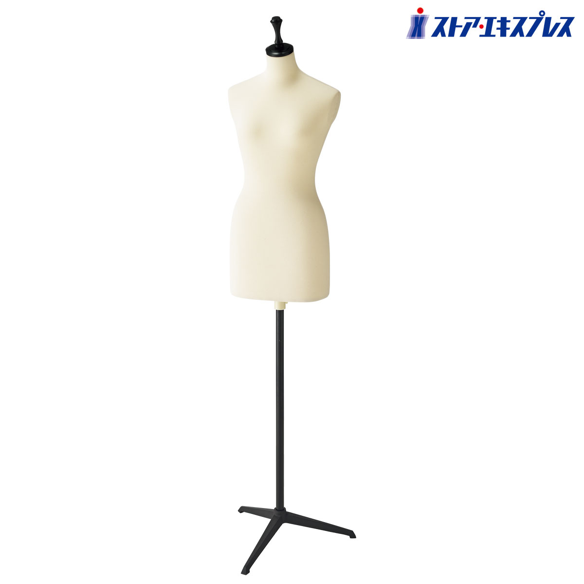 楽天市場】クラシックボディ 上半身トルソー アルミ三脚 黒半艶