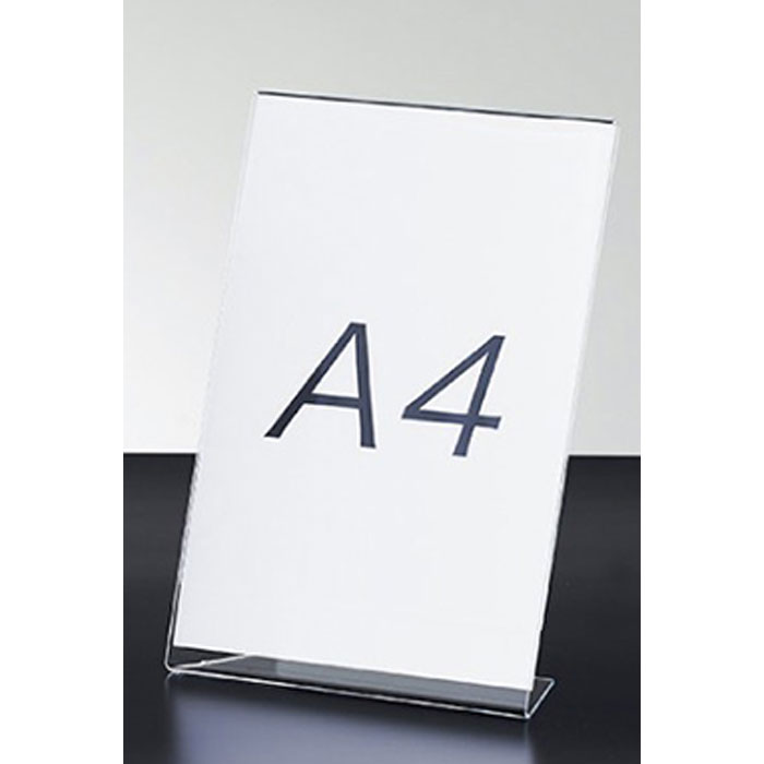 楽天市場 片面用ポップホルダー タテここでしか買えない ストア エキスプレスオリジナル商品 アクリル製 傾斜がついているので中が見やすい 総額表示 プライスカード Pop サイン 掲示用品 ポップ立て ポップスタンド メニュースタンド ストア エキスプレス
