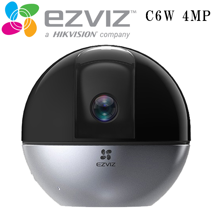 EZVIZ CS-C6N 防犯カメラ 日本語対応 Alexa スマホ遠隔操作 ネットワークカメラ 室内用 自動ズームトラッキング ペットと人自動検出 360度パノラマビュー 簡単設置 スピーカー搭載 マイク搭載
