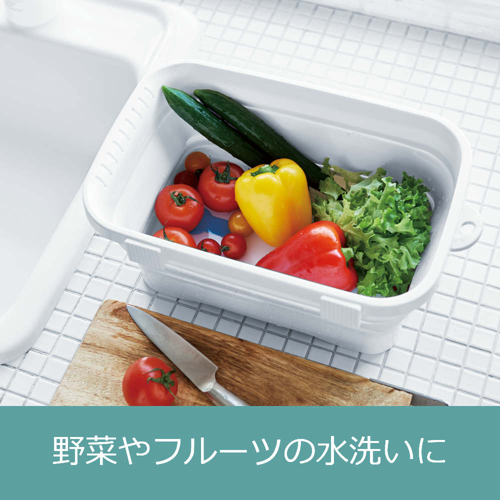 洗い桶 折りたたみ キッチンタブ ホワイト I 590 折りたためる シリコン スリム おしゃれ たためる バケツ やわらかい ソフトバケツ 洗濯かご タライ 上履き洗い シンク周り うのにもお得な情報満載 スニーカー アウトドア つけ置き たらい 台所 グランピング 食器洗い