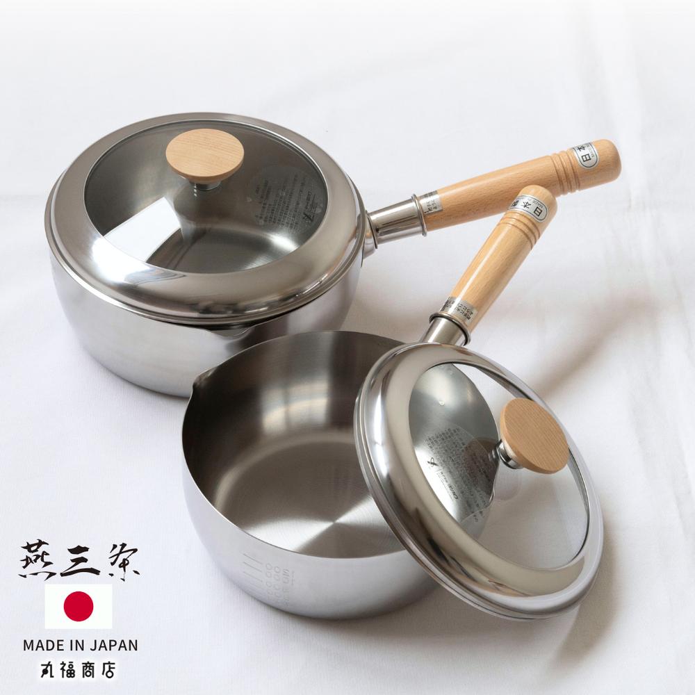 楽天市場】【燕三条】彩食庵 雪平鍋 18cm ＆ 木柄 ザルセット | 燕三条