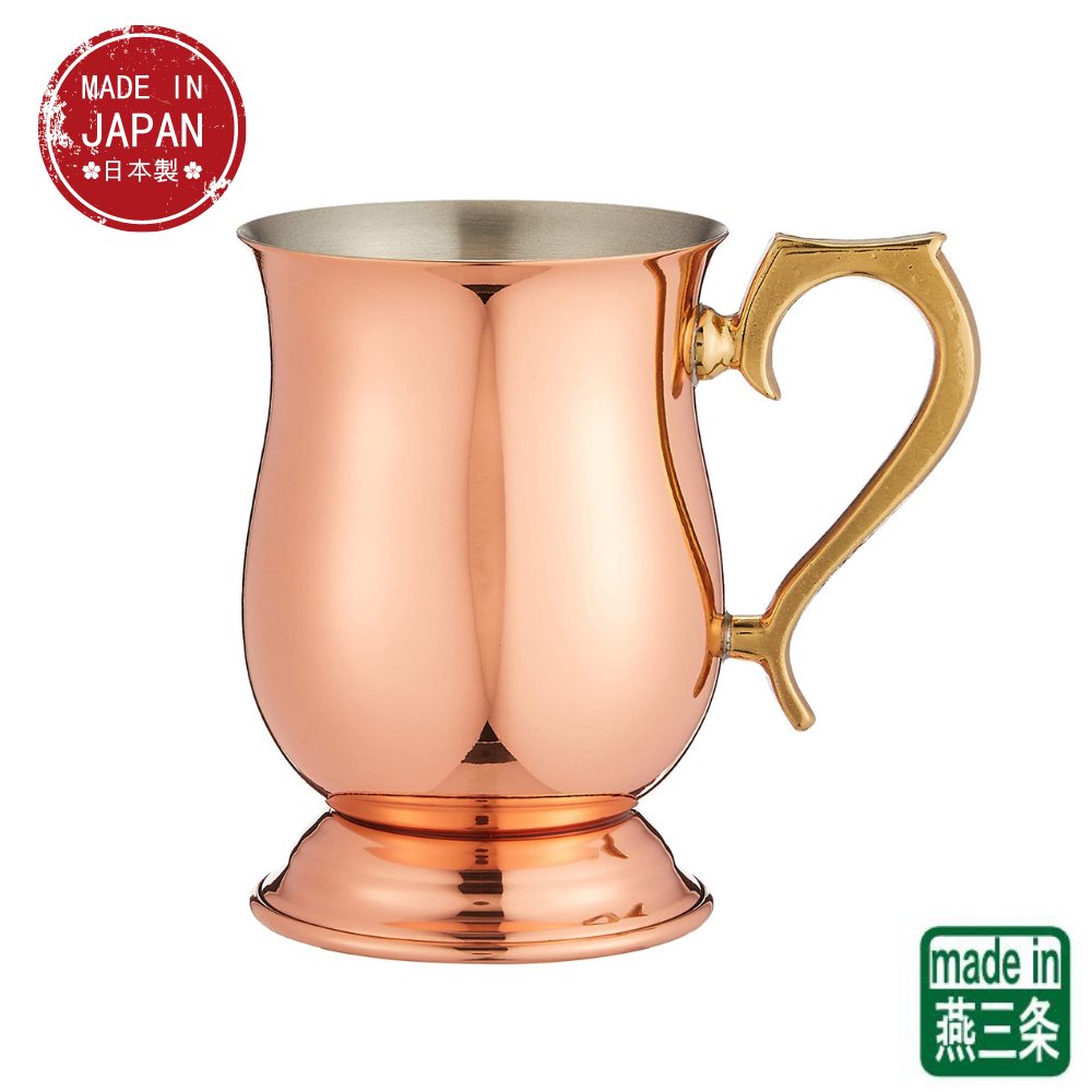 【燕三条】銅製 ビアジョッキー 340ml S-2505S | ビールジョッキ ビアマグ ビアタンブラー ビアグラス ビアカップ 銅