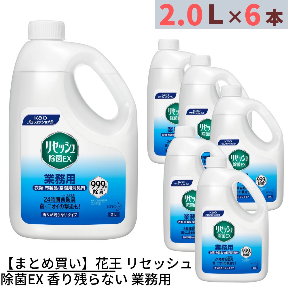 楽天市場】花王 リセッシュ除菌EX プロテクトガード 香りが残らないタイプ 業務用 2L | 消臭剤 香り残らない プロテクトガード ウイルス除去  抗ウイルス 24時間 大容量 業務用 業務品 事業用 特大 詰め替え 詰替え 消臭 除菌 抗菌 原液使用 無香性 : 丸福商店