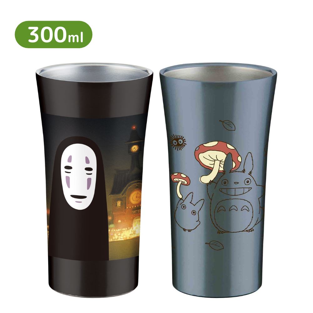 ジブリ ステンレスタンブラー 300ml | タンブラー ステンレス カップ コップ 保冷 保温 真空断熱 2層 マグ 子ども 大人 ジブリ トトロ 千と千尋の神隠し カオナシ キャラクター シンプル おしゃれ かわいい画像