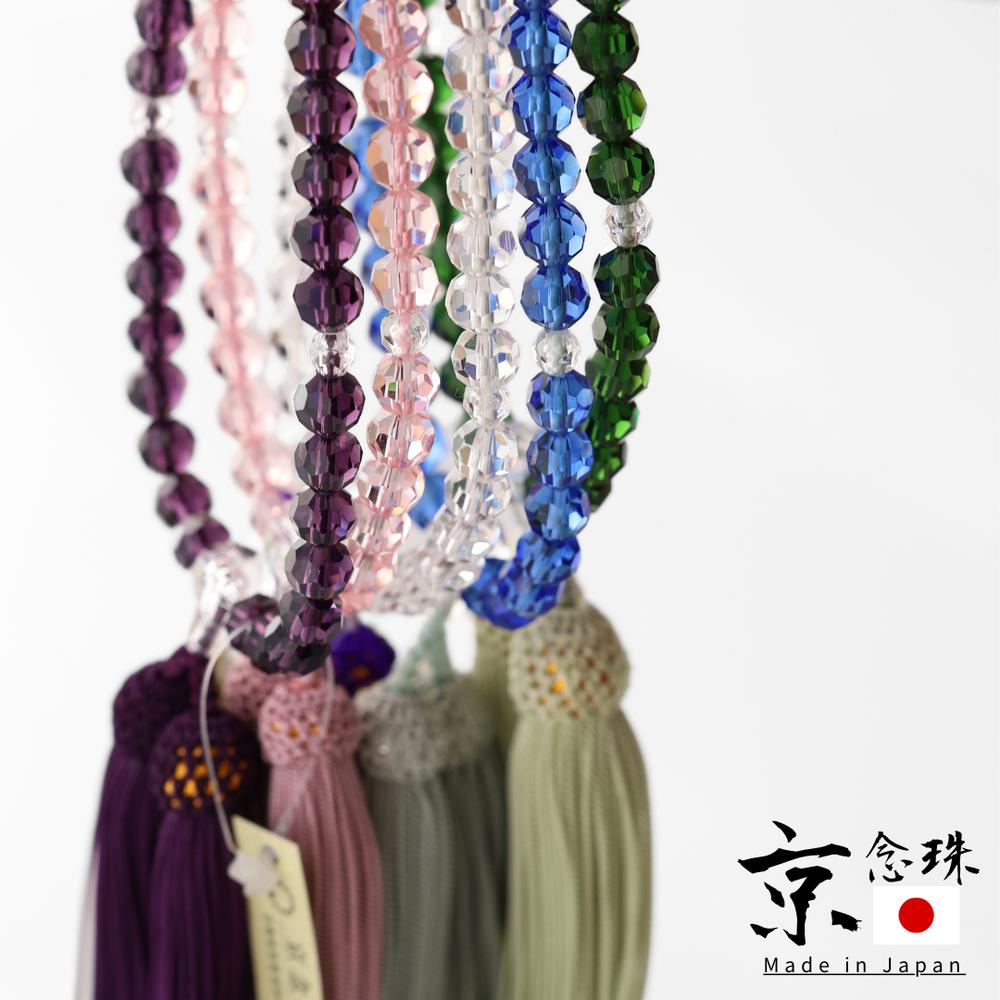 楽天市場】天然石ローズクォーツお数珠 (念珠 ピンク 女性用