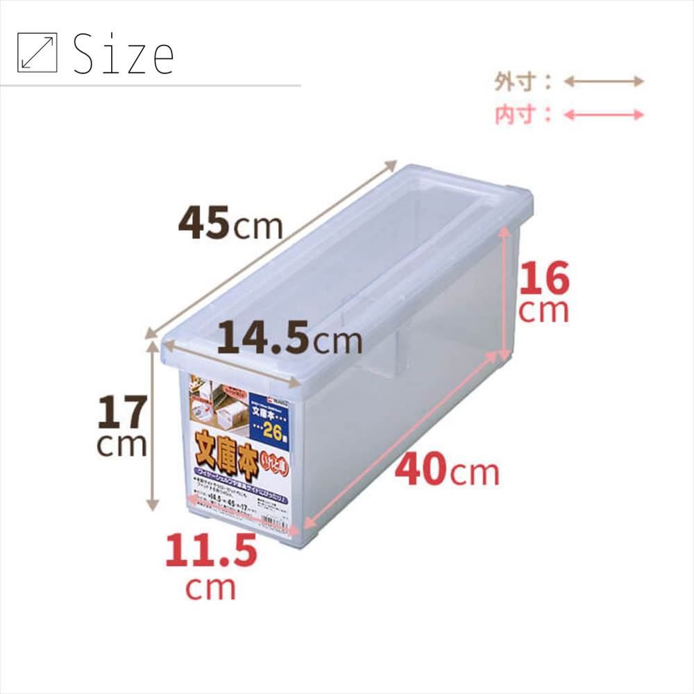 送料無料 いれと庫 文庫本用 18個セット 収納ケース フタ付き プラスチック製 収納ボックス 仕切り板付き 積み重ね クリア 天馬 ボックス ケース おすすめ 収納 文庫本ケース 文庫本収納ケース 文庫本収納ボックス Csg Com Py