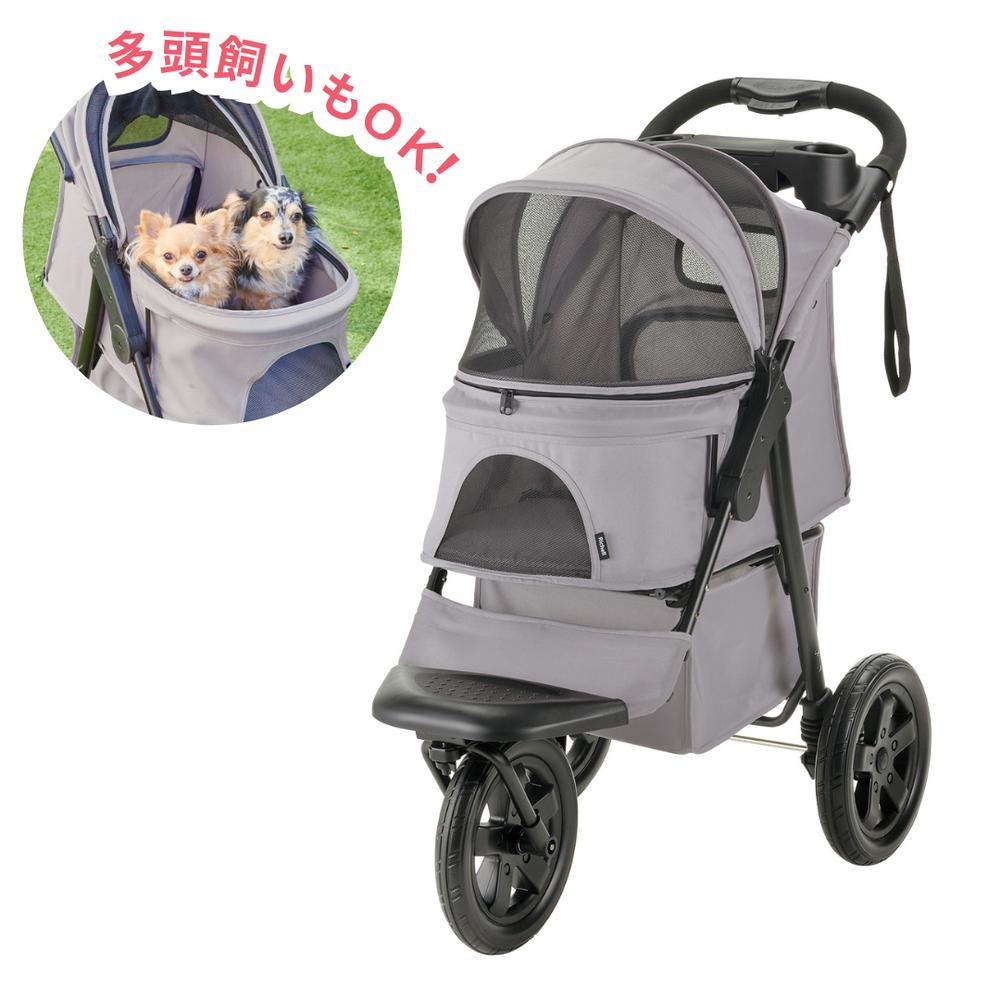 ペット用カート (グレー) Amazon | 【OFT】 PGソフトカート ミニ ペット バギー ペット