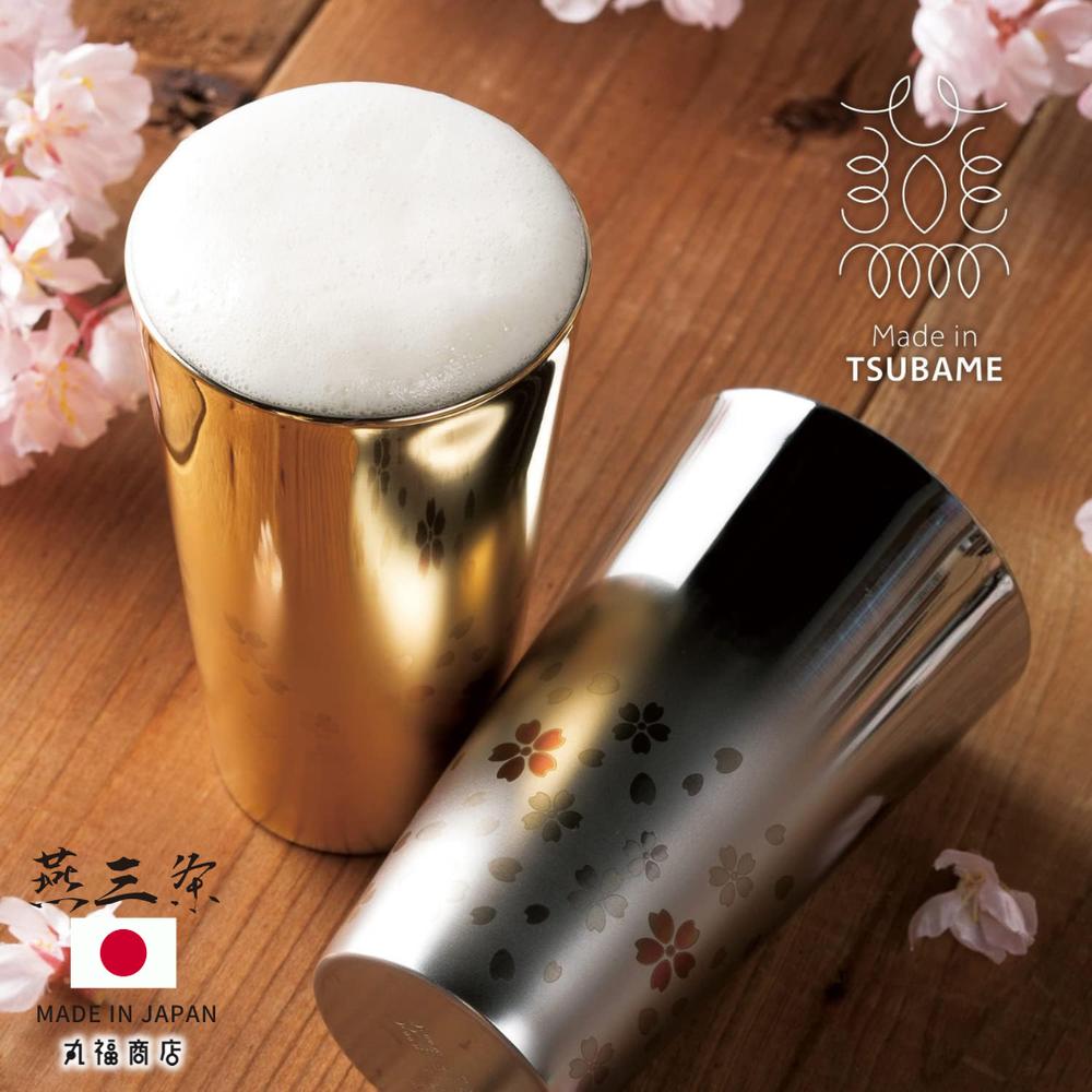 選べる2種 ステンレス二重タンブラー 300ml [内金/外金] | タンブラー 日本製 ステンレス 燕三条 プレゼント ギフト ビール おしゃれ コップ 記念品 カップ 保冷 保温 ビアタンブラー ステンレス製 2個セット ビアカップ 燕 新潟 コーヒー ビアグラス ビールタンブラー