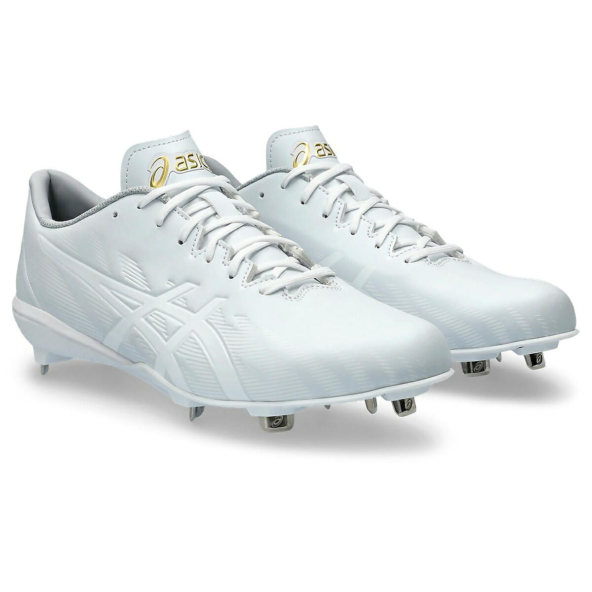 アシックス (ASICS) GOLDSTAGE MA 3 野球 樹脂底スパイク WHITE/WHITE 1123A049