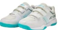 ヨネックス (YONEX) パワークッションストライダーフロージュニア バドミントンシューズ ジュニア ホワイト/ミント SHBSF1JB 551