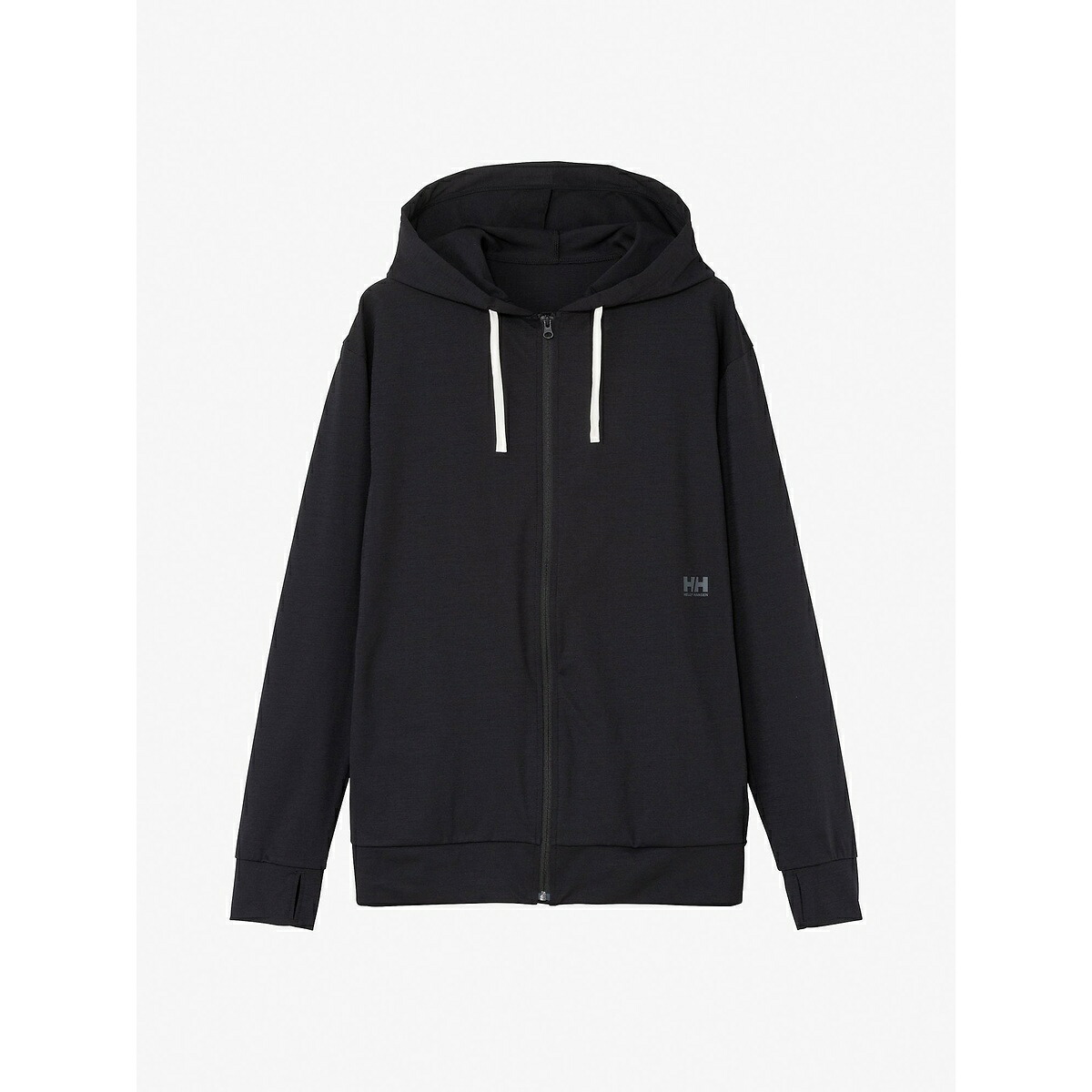 ヘリーハンセン (HELLY HANSEN) L/S OP FZ HD RASH (ロングスリーブワンポイントロゴフルジップフーディーラッシュガード) サマー レジャー メンズラッシュガード K HE82630 K|メガスポーツ店