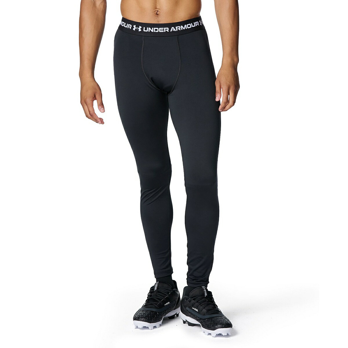 アンダーアーマー (UNDER ARMOUR) UA CG ARMOUR LEGGINGS メンズ Black / / White 6007921 001