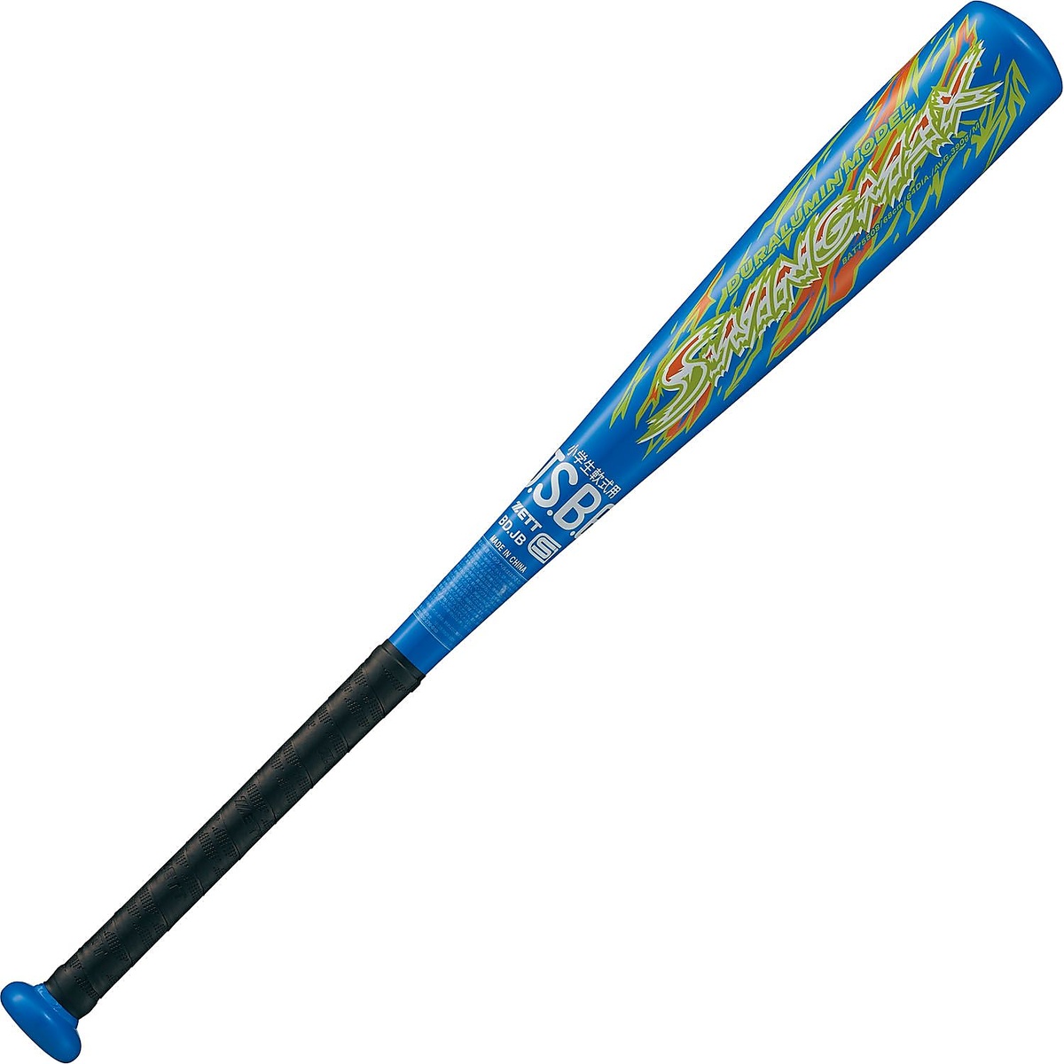 ゼット (ZETT) JR.ナンシキ アルミバット SWINGMAX 野球 少年軟式メタルバッド ジュニア ブルー BAT75508-2300