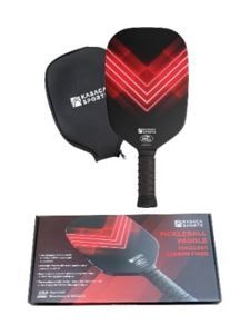 ティーエムスポーツ (T.M.SPORTS) KASACA Edgeless Pickleball Paddle Aero Spike ブラックレッド TP017