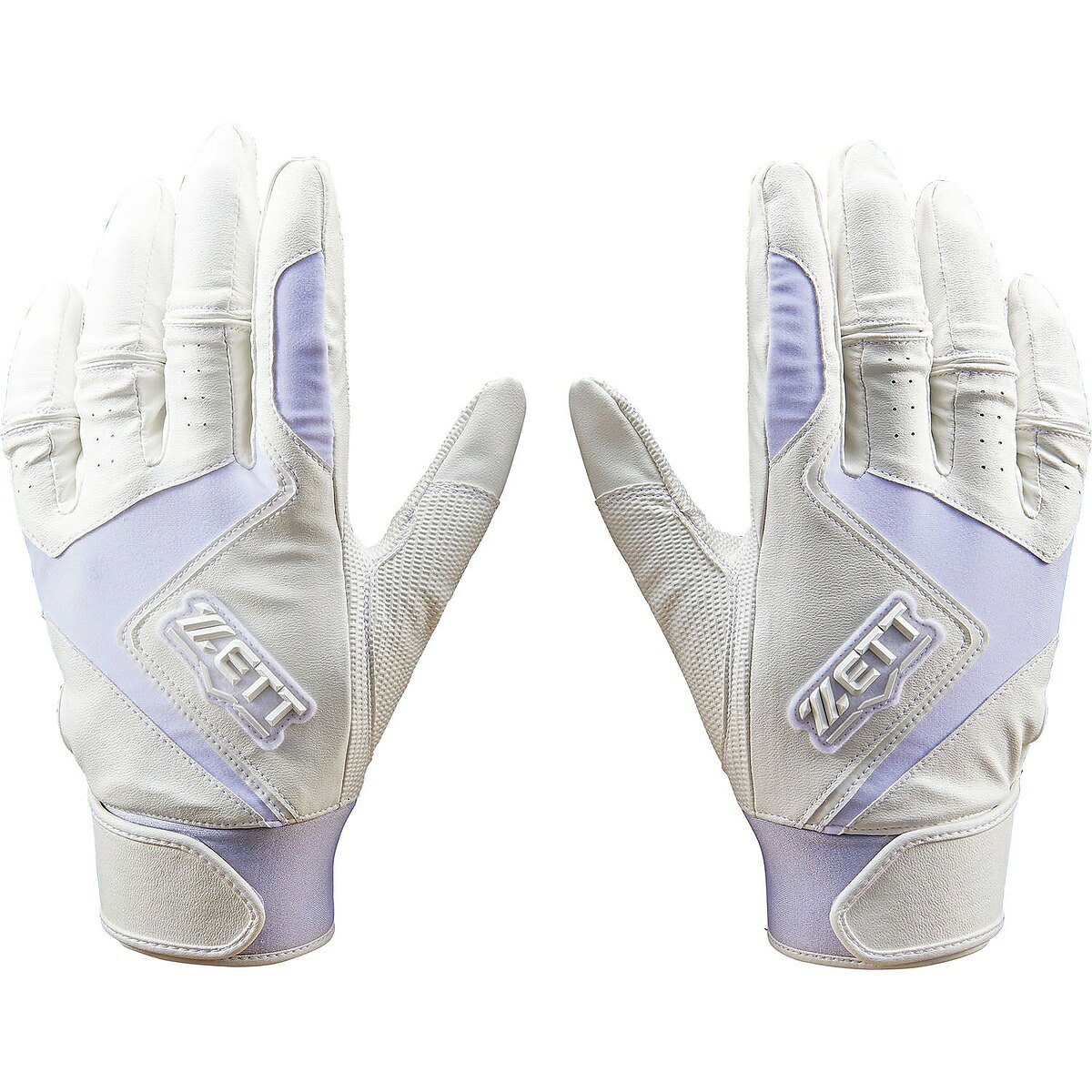 ゼット (ZETT) バッティンググラブ(PAIR)3D FIT 野球 大人 両手用 ホワイト BG17802HS-1100
