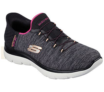 スケッチャーズ (SKECHERS) SUMMITS-DAZZLING HAZE カジュアルウォーキング シューズ レディース BKMT 149937W