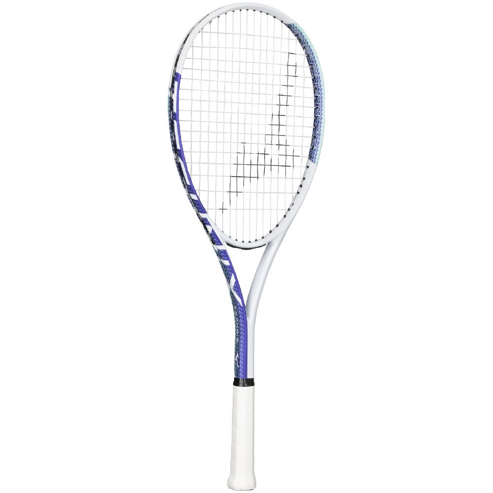 ミズノ (MIZUNO) テクニクス 【張り上げ】ソフトテニスラケット 00G ターコイズ×バイオレット 63JTN57501