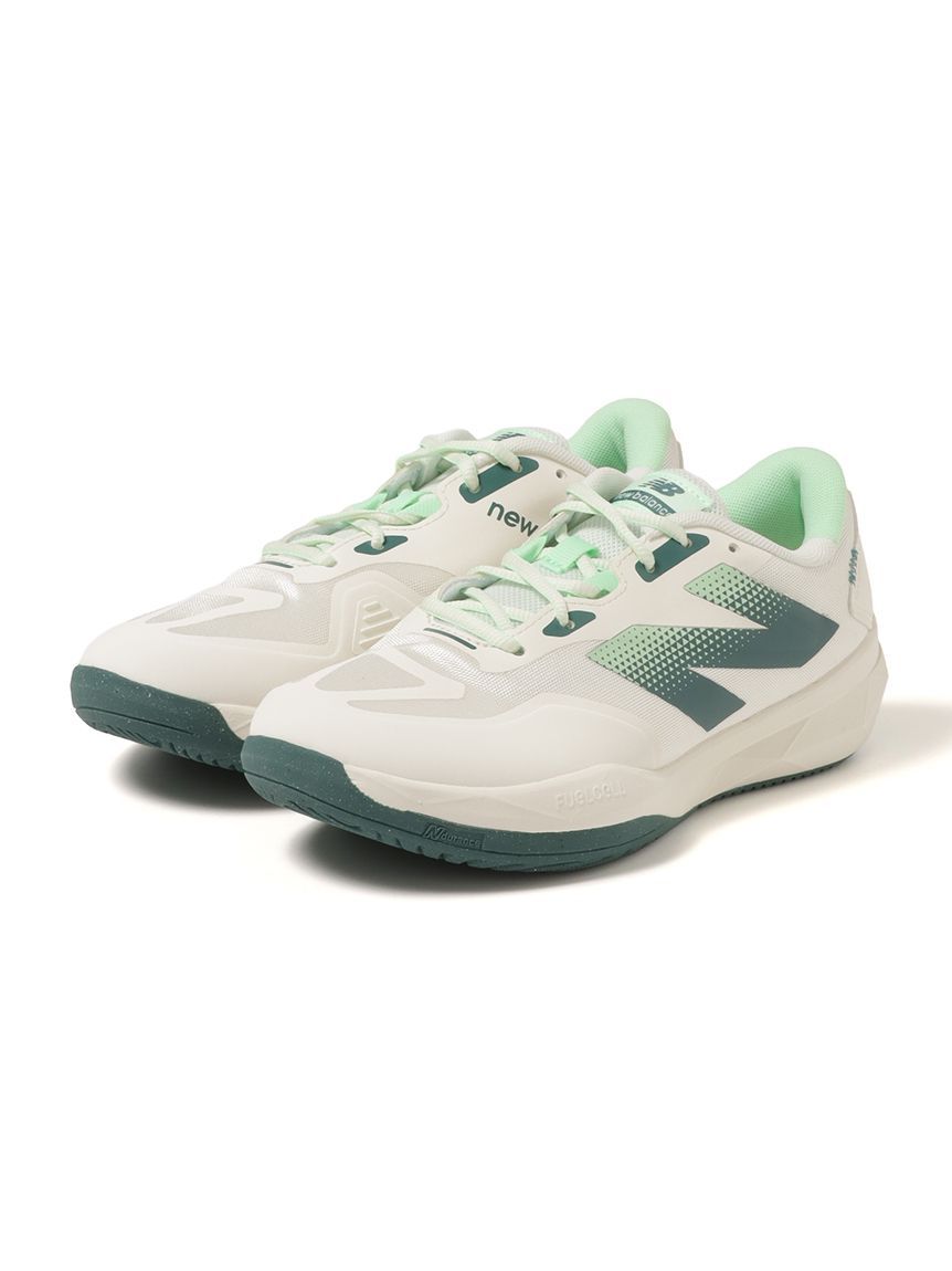 ニューバランス (New Balance) Fuelcell 796 v4 H レディーステニスシューズ レディース SEA SALT/GREEN WCH796N42E