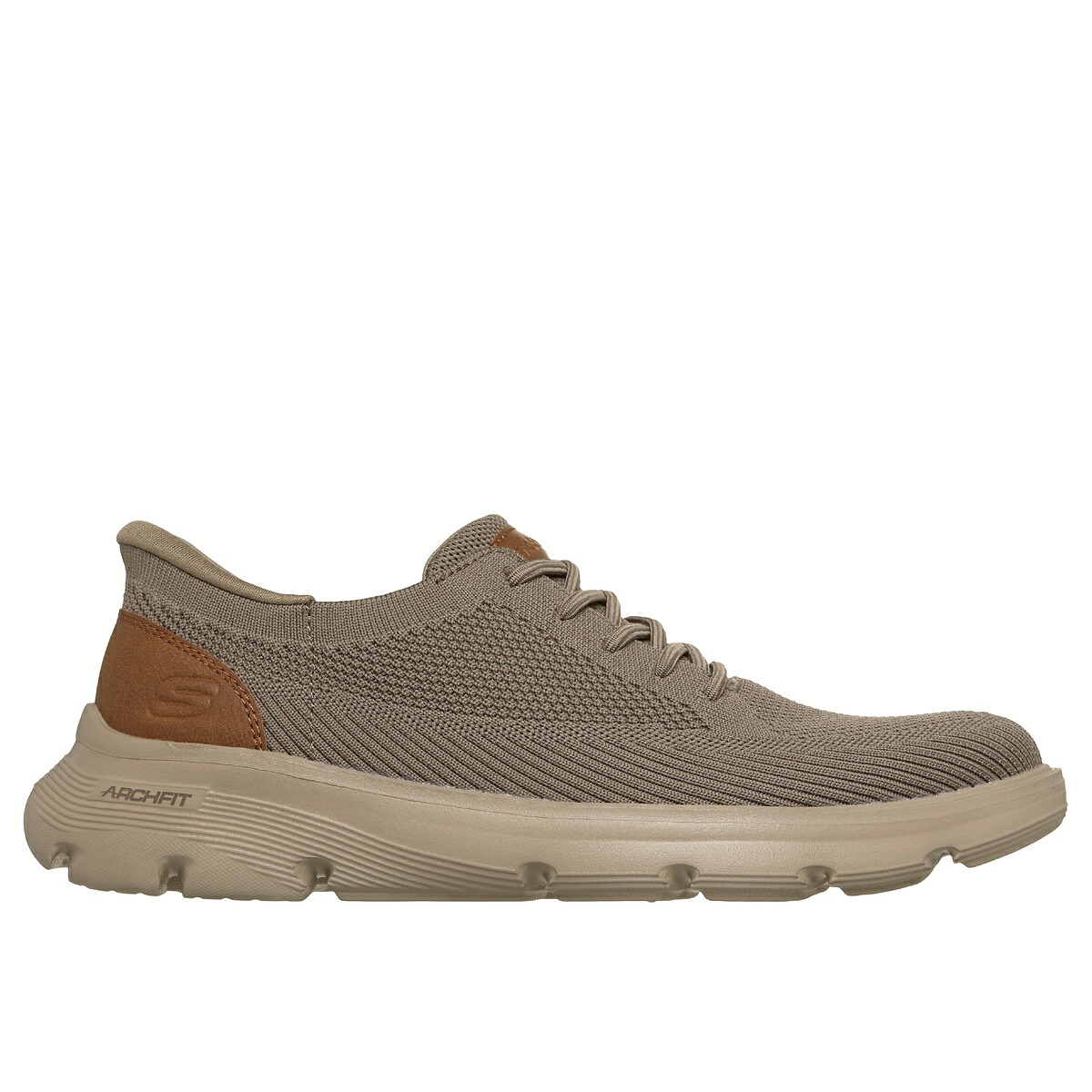 スケッチャーズ (SKECHERS) ARCH FIT GARZA カジュアルウォーキング シューズ メンズ KHK 205700|メガスポーツ店