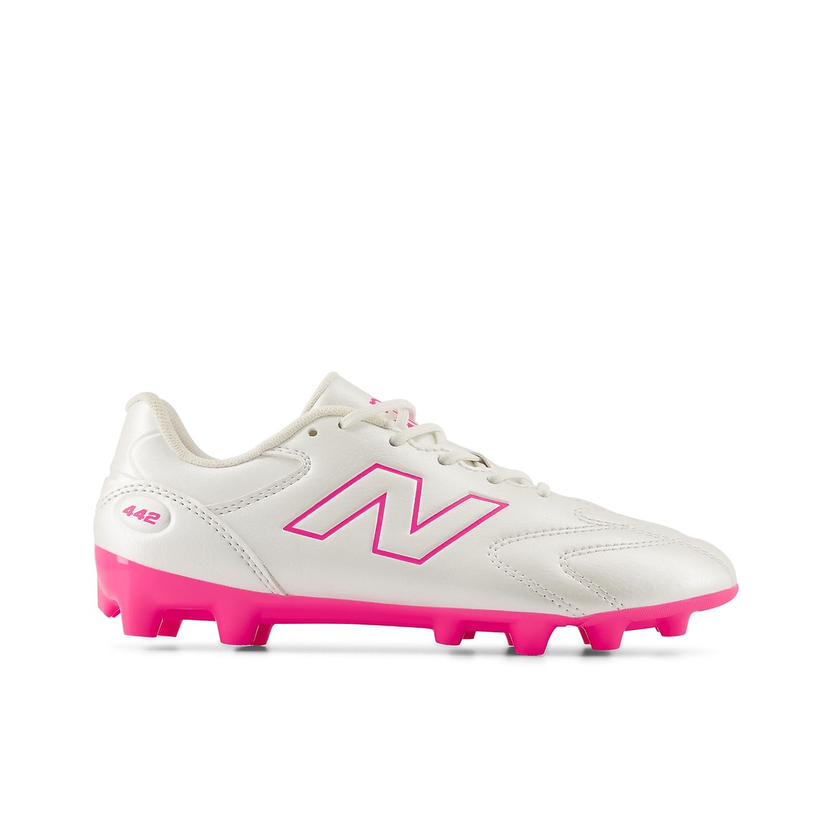 ニューバランス (New Balance) 442 Team HG/AG Jnr V3 サッカー ジュニアスパイク ジュニア WHITE Y43H93FW