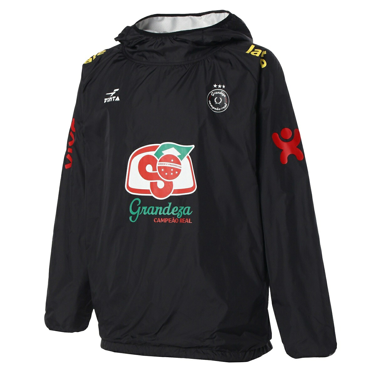 フィンタ (FINTA) GDZラインドピステスーツ(GDZ LINED PISTE SUIT) サッカー ピステ ブラック FT4308-0500|メガスポーツ店