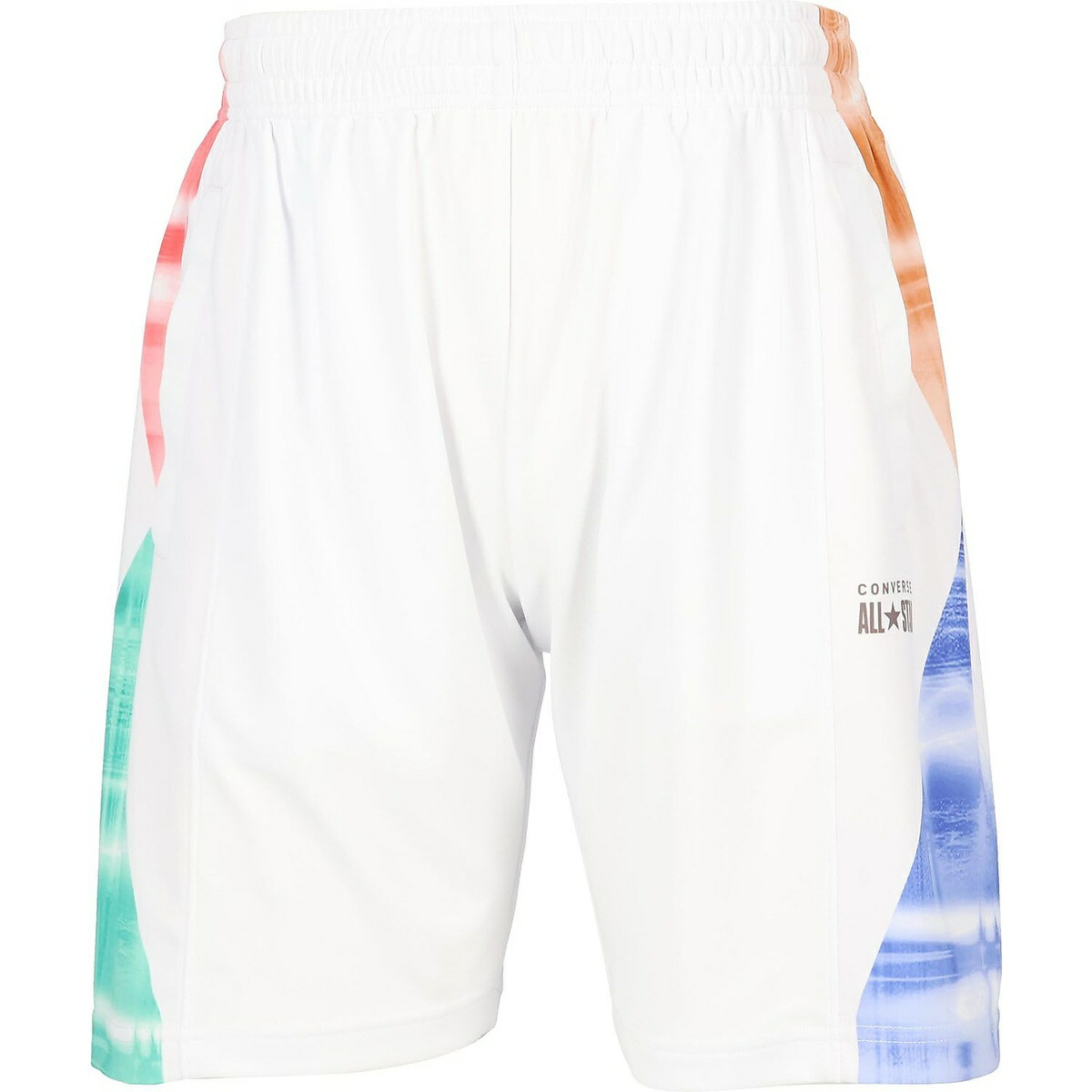 コンバース (CONVERSE) 5F プラクティスパンツ ポケットツキ(PRACTICE PANTS WITH POCKET) バスケットボール メンズ　プラクティスショーツ ホワイト CB252859-1100