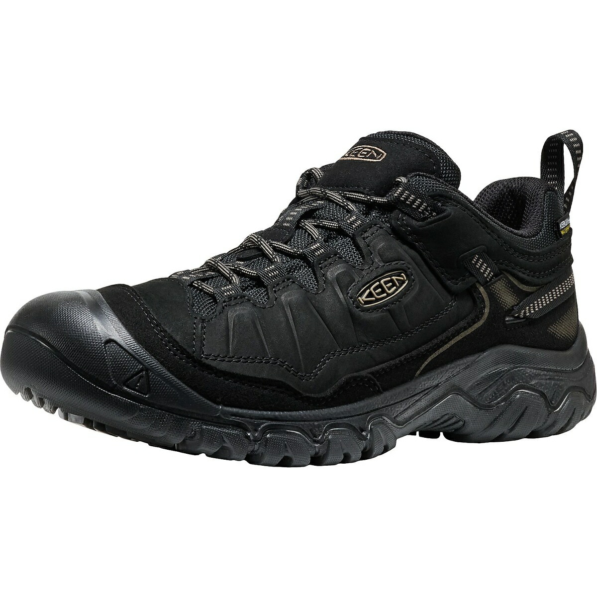 キーン (KEEN) ターギー フォー ウォータープルーフ(TARGHEE IV WP) トレッキングシューズ メンズ メンズ TRIPLE BLACK 1029827｜メガスポーツ店
