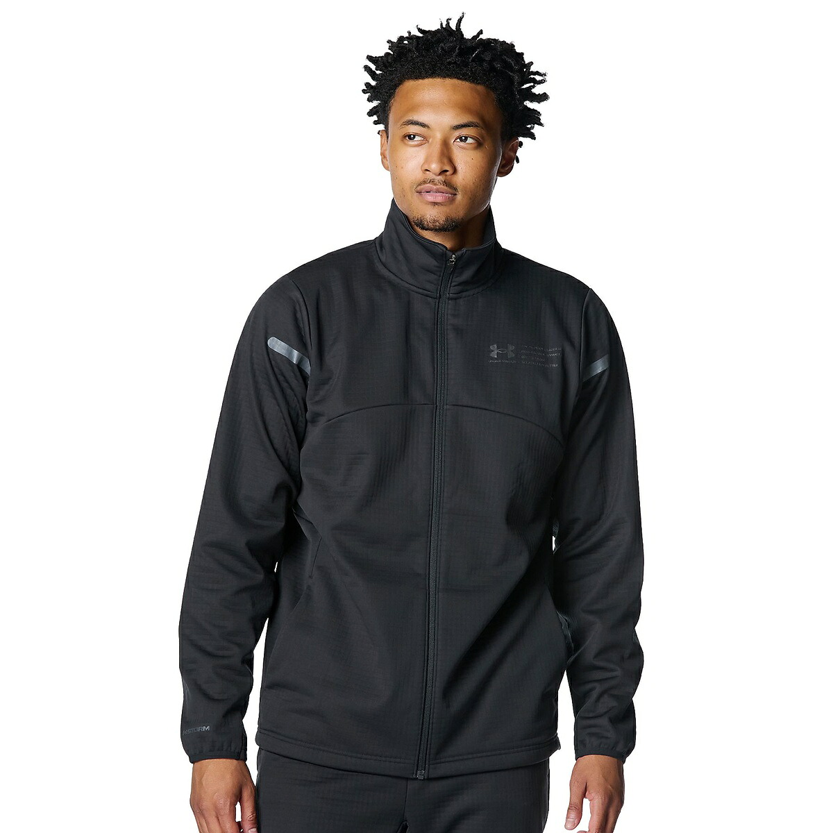アンダーアーマー (UNDER ARMOUR) UA WINTER KNIT 3L FZ メンズスポーツウェア ウォームアップジャケット メンズ Black / / 6007394 001