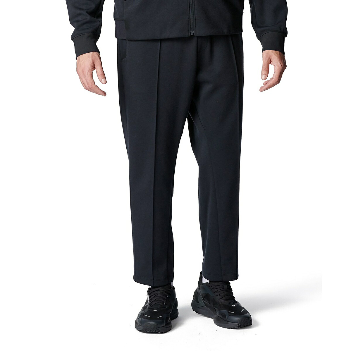 アンダーアーマー (UNDER ARMOUR) PRESTIGE KNIT PANTS メンズスポーツウェア ウォームアップパンツ メンズ Black / / 6015049 001｜メガスポーツ店